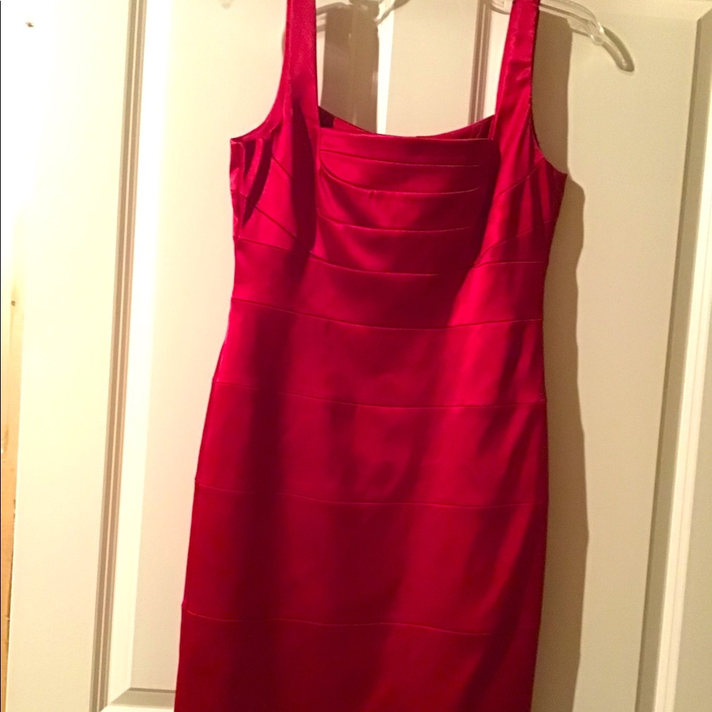 Red Dress, Satin